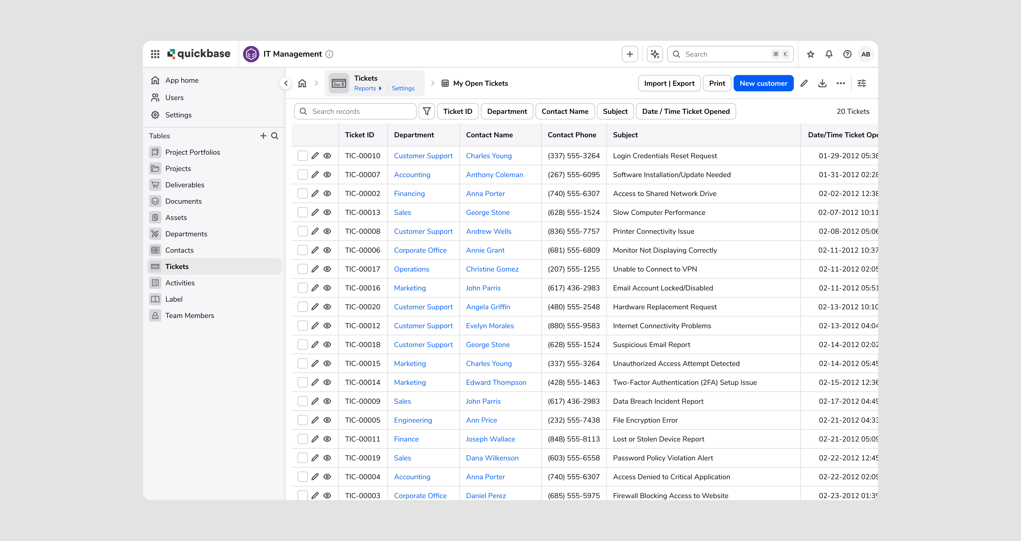 Quickbase Navigation hero image