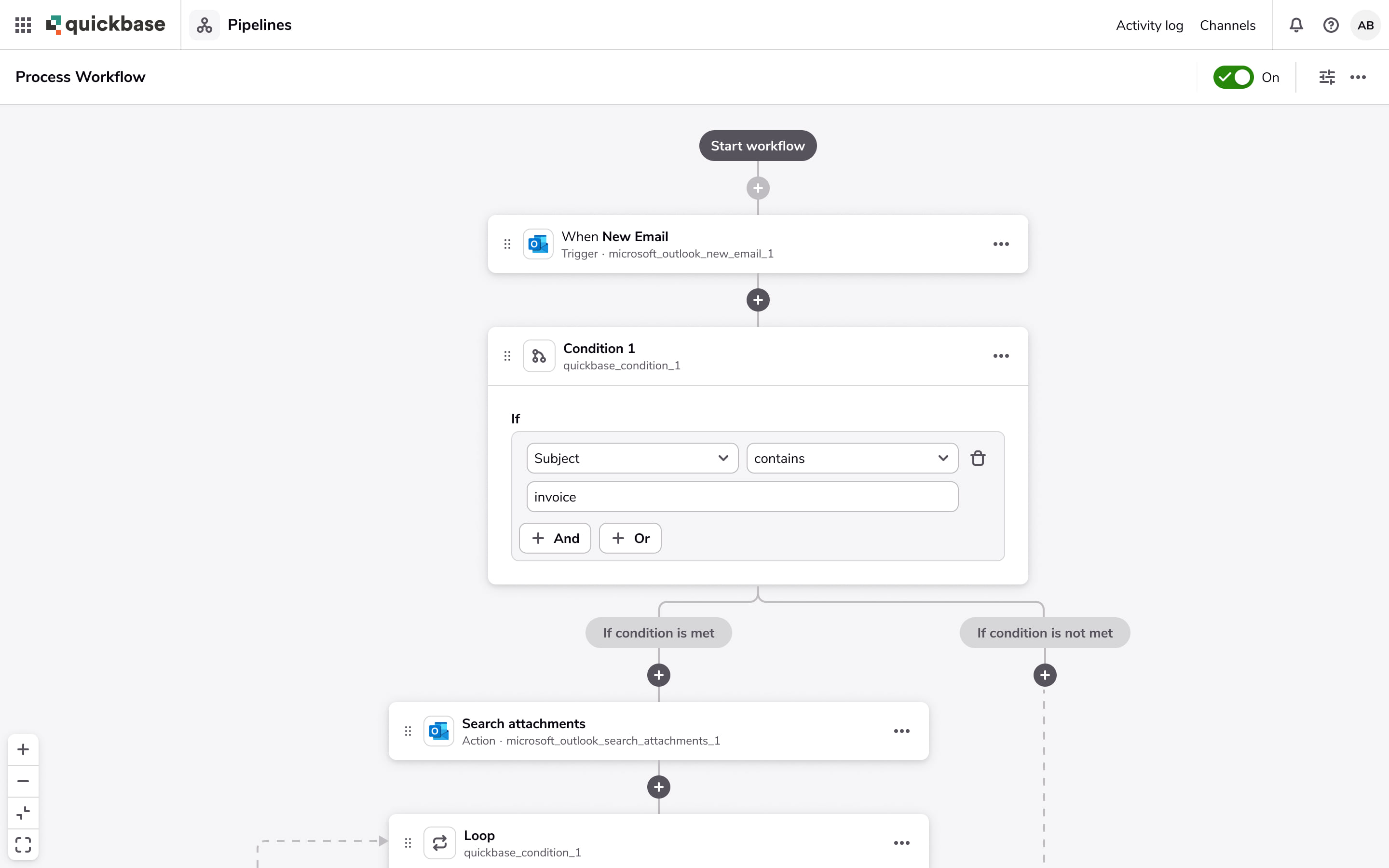 Quickbase Pipelines